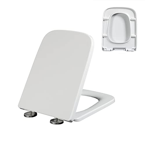 OIJHHFYGDK WC-Sitz mit Absenkautomatik, WC-Sitz, quadratisch mit Schnellverschluss-Scharnier, Top Fix, verstellbare Scharniere, weiße WC-Sitze quadratisch,04K OIJHHFYGDK WC-Sitz mit Absenkautomatik, WC-Sitz, quadratisch mit Schnellverschluss-Scharnier, Top Fix, verstellbare Scharniere, weiße WC-Sitze quadratisch,04K von OIJHHFYGDK