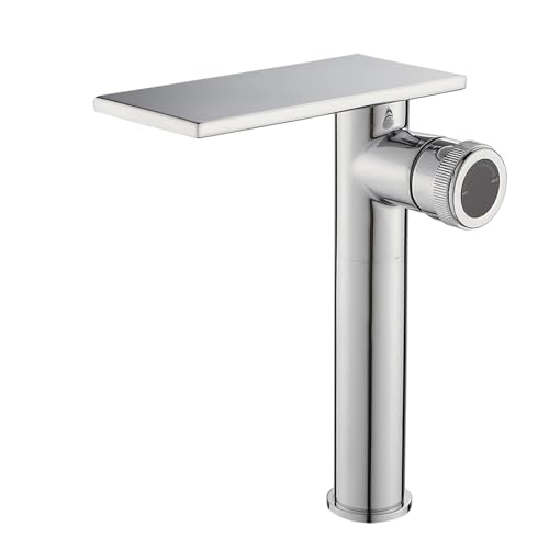 OIJHHFYGDK Wasserhahn, Messing Badezimmer Wasserhahn Wasserfall Badewanne Waschbecken Waschbecken Heiß & Kalt Mischbatterie Waschtisch Wasserhahn von OIJHHFYGDK