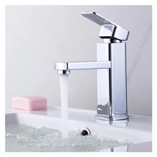 OIJHHFYGDK Wasserhahn, Waschbecken Wasserhahn Edelstahl Waschbecken Wasserhahn Einzelne Kaltwassermischbatterien Thekenwaschbecken Wasserhahn Küchenspüle Wasserhahn von OIJHHFYGDK