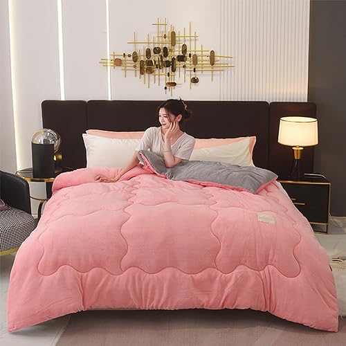 OIJHHFYGDK Weiche und Bequeme Winterdecke aus Kaschmir, doppelseitiger Warmer Steppkern aus Samt, einfarbige, Dicke Bettdecke, geeignet für kaltes Winterwetter,C,150×200cm OIJHHFYGDK Weiche und Bequeme Winterdecke aus Kaschmir, doppelseitiger Warmer Steppkern aus Samt, einfarbige, Dicke Bettdecke, geeignet für kaltes Winterwetter,C,150×200cm von OIJHHFYGDK