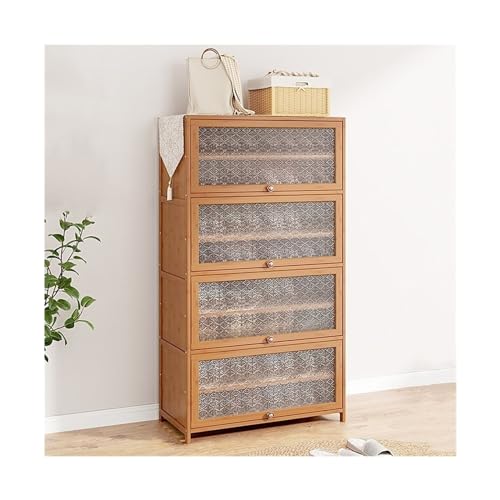 Schuhregal, mehrschichtiger Schuhschrank mit hochklappbaren Türen, freistehender, verstellbarer Schuhregal-Organizer für Schränke, Flure, Schlafzimmer, Eingangsbereiche, Schuhregalschrank für Schränk Schuhregal, mehrschichtiger Schuhschrank mit hochklappbaren Türen, freistehender, verstellbarer Schuhregal-Organizer für Schränke, Flure, Schlafzimmer, Eingangsbereiche, Schuhregalschrank für Schränk von OIJHHFYGDK