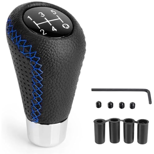 OINTJWWO Auto Getriebekopf Schaltknäufe Für Opel Antara Astra K J H G Crossland X, Universal 5 Gang Schaltknauf Abdeckung Manueller Schalthebel Shifter Anti-Rutsch Mit 4 Adaptern 8/10/11/12mm von OINTJWWO