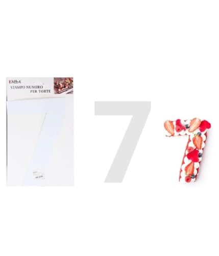 OISE ART STORE Trade Shop 55526 Backform für Kuchen in Form einer Zahl 7, 10 Zoll von OISE ART STORE