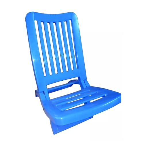 OISE ART STORE Trade Shop - Set mit 4 Stühlen Strandliege Strandliege Meer hellblau klappbar aus Kunststoff 023392 - von OISE ART STORE