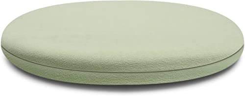 OITTO Rundes Sitzkissen aus Memory Foam, 1er Set, für Innen und Außen, Stuhlauflage und Sitzpolster für Haus und Garten,Matcha Grün-40 * 40 * 4CM von OITTO