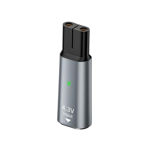 4,3 V Typ-C Rasierer Adapter Ladekonverter, Kompatibel For Philips, One Blade QP2520 QP2620 QP2515 QP2510 Mit Ladeanzeige(Gray) von OJAQYUYA