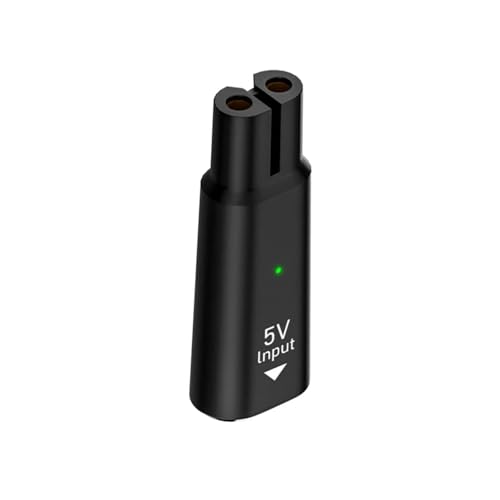 5-V-Typ-C-Rasiereradapter-Ladekonverter, Kompatibel Mit Philips, One Blade QP2724 QP2834 QP4530 QP1924 QP1324 Elektrorasierer(Black) von OJAQYUYA