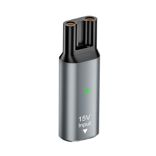 LISI HQ8505 15 V Typ-C Rasierer-Adapter Ladekonverter, Kompatibel Mit Philips, One Blade Pro QP6510 QP6520 QP6531 Mit Ladeanzeige(Gray) von OJAQYUYA