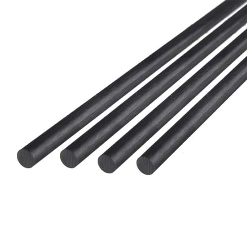 5 Stück Vollcarbon-Stab, 0,8–8 mm Durchmesser, 1000 mm Länge for Spielzeug-Modellflugzeuge und Drachen(3.5mm) von OJIJO
