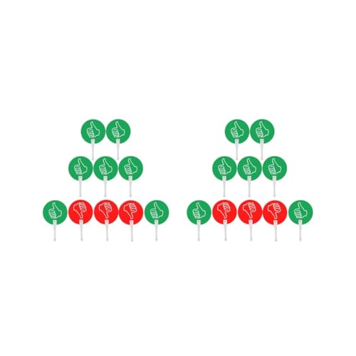 2 Set mit 10 x Abstimmungspaddeln für Aktivitäten und Meetings 2 Set mit 10 x Abstimmungspaddeln für Aktivitäten und Meetings von OJREEUB