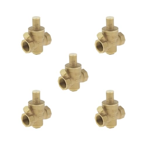 5 Satz Wasserdruckregler Ventil Bleifrei Wasserdruckminderer DN20 S von OJREEUB