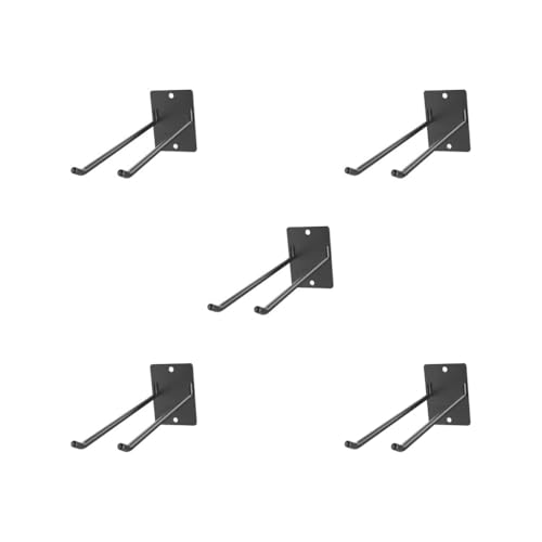 OJREEUB 5er-Set Garagen-Garten-Werkzeug-Organizer, Wandhalterung, Hof-Werkzeug-Organizer für Garage, Spaten, 2 Haken, Schwarz, 25 x 10 x 7 cm OJREEUB 5er-Set Garagen-Garten-Werkzeug-Organizer, Wandhalterung, Hof-Werkzeug-Organizer für Garage, Spaten, 2 Haken, Schwarz, 25 x 10 x 7 cm von OJREEUB