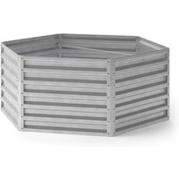 Ok-living - Hochbeet Metall 129x60x129 cm sechseckig von OK-LIVING