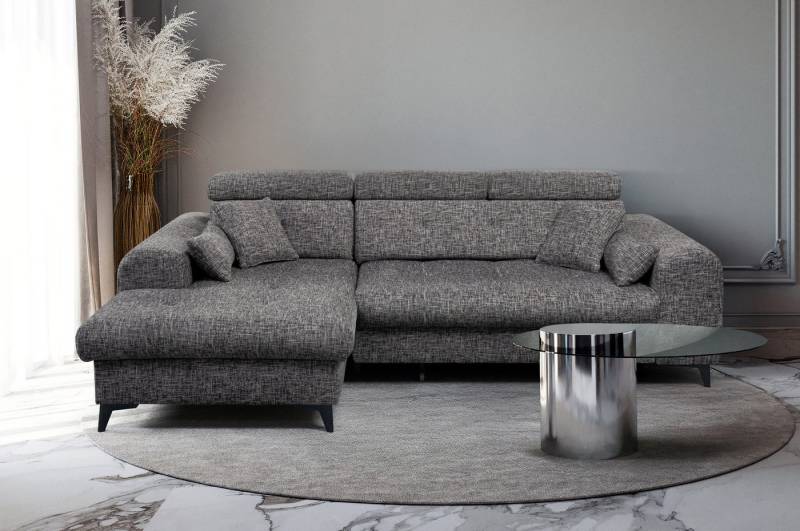 OKAA Ecksofa Funktionales Ecksofa mit elektrischer Schlaffunktion von OKAA