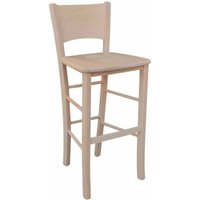 Hocker Lucy aus grobem Buchenholz zum Lackieren mit massiver Sitzfläche Hocker Lucy aus grobem Buchenholz zum Lackieren mit massiver Sitzfläche von OKAFFAREFATTO