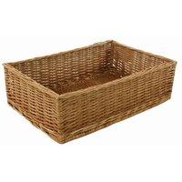Okaffarefatto - Korbdisplay Weidenkorb rechteckig cm 45 x 35 h 10 von OKAFFAREFATTO