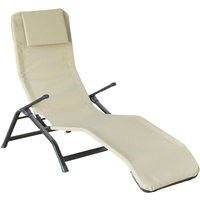 Okaffarefatto - Liegestuhl metal far Beachtlux Pendelleuchte beige ecru new 2024 von OKAFFAREFATTO
