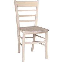 Okaffarefatto - Massivholzstuhl mit massiver Sitzfläche Mod. sara Robust zum Lackieren Okaffarefatto - Massivholzstuhl mit massiver Sitzfläche Mod. sara Robust zum Lackieren von OKAFFAREFATTO