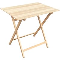 Verschließbarer Natur-Luxus-Holztisch mit den Maßen 80x60 cm von OKAFFAREFATTO