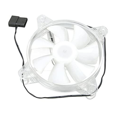 Gehäuselüfter, RGB-Beleuchtungseffekt RGB-Gehäuselüfter Hochleistungslager Einfache Installation Gute Wärmeableitung für Desktop-Host von OKAT
