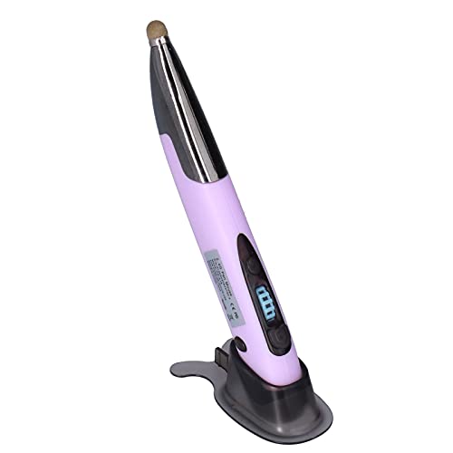 Mausstift, Smart LED-Licht 2,4 GHz Wireless Mouse Pen Extremely Handover mit Typ-C-Adapter für OS X für Windows für Android(Violett) von OKAT