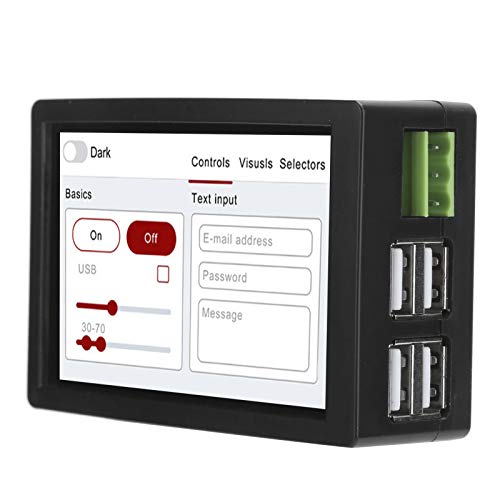 OKAT 5V Relais, 2 * 20 Erweiterungsport WiFi Relais Box, 3,5-Zoll-Touchscreen für RPi Micro Computer PC Verwendung RPi GPIO Computer verwenden von AXOC