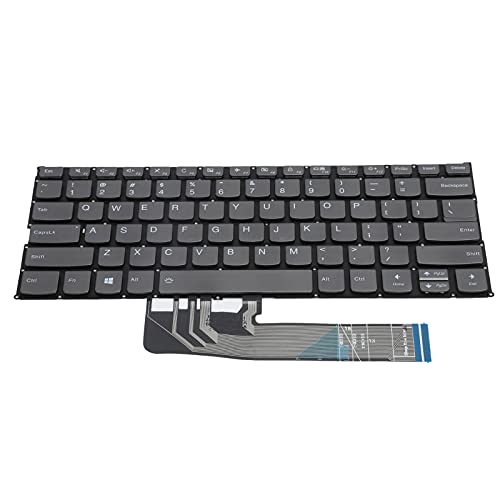 OKAT Computer-Tastatur, tragbares Laptop-Zubehör Hintergrundbeleuchtete Tastatur stabil für das Büro zu Hause von OKAT