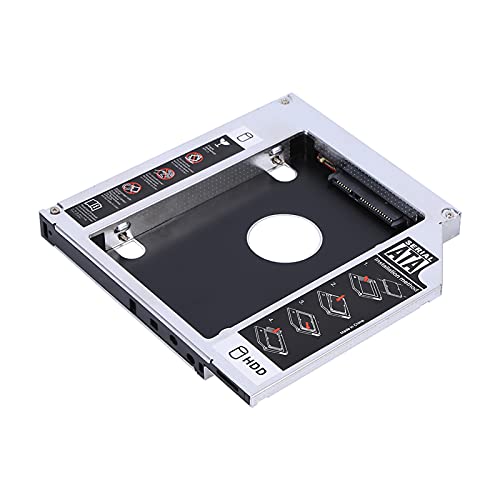 SSD-Adapter, Schnittstelle Absorbieren Geräusche Festplattenschacht Stabil für Laptop für Computer von OKAT