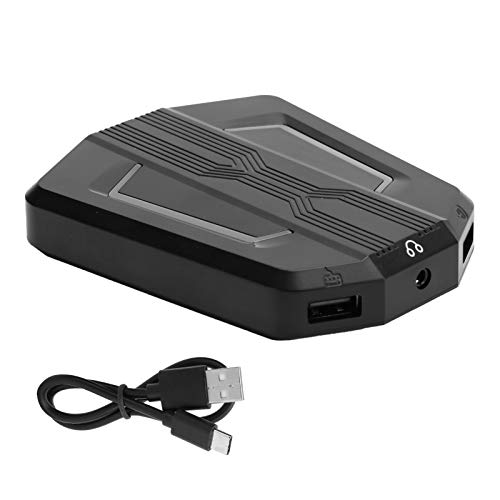 OKAT Tragbarer Maus-Tastatur-Konverter, Tastatur-Maus-Adapter unterstützt 3,5-mm-Kabel-Audiogerät Protable mit Datenkabel für PS//Switch für Gaming von OKAT
