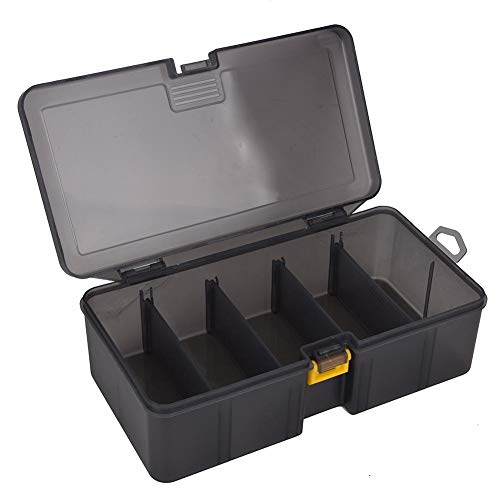 OKBY Angelbox - Doppelschichten Kunststoff-Angelbox für Köder Köderwerkzeuge Zubehör Storage Organizer von OKBY