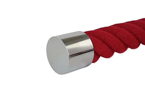 Seilendkappe Seilkappe Seilabschlusskappe verchromt für 40mm Handlaufseil Treppenseil von OKEPS GD
