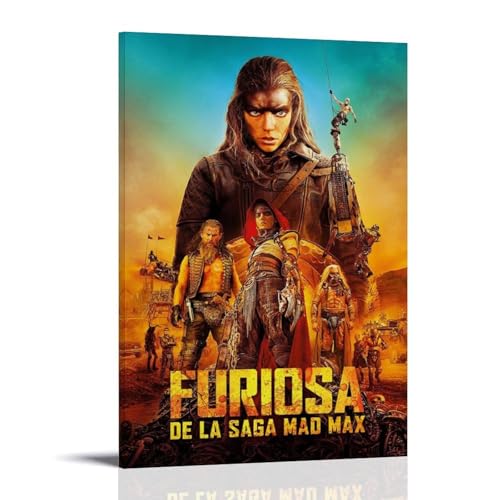 OKFPLM Furiosa A Mad Max Saga Poster auf Leinwand im Retro-Stil, asiatischer Vintage-Stil, Dekoration für Schlafzimmer und Wohnzimmer, 40 x 60 cm, Rahmenstil-26 OKFPLM Furiosa A Mad Max Saga Poster auf Leinwand im Retro-Stil, asiatischer Vintage-Stil, Dekoration für Schlafzimmer und Wohnzimmer, 40 x 60 cm, Rahmenstil-26 von OKFPLM