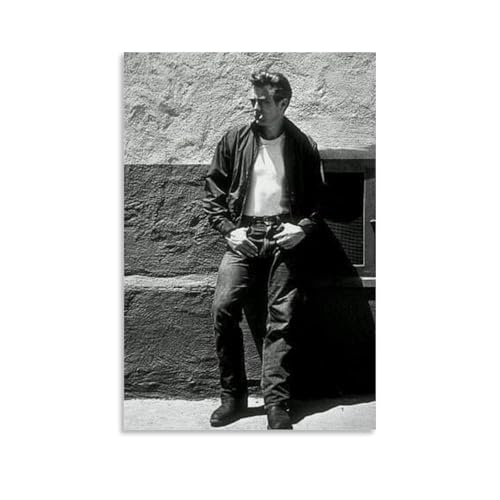 OKFPLM James Dean Poster auf Leinwand im Retro-Stil, asiatischer Vintage-Stil, Dekoration für Schlafzimmer und Wohnzimmer, 20 x 30 cm, ungerahmt, 22 OKFPLM James Dean Poster auf Leinwand im Retro-Stil, asiatischer Vintage-Stil, Dekoration für Schlafzimmer und Wohnzimmer, 20 x 30 cm, ungerahmt, 22 von OKFPLM
