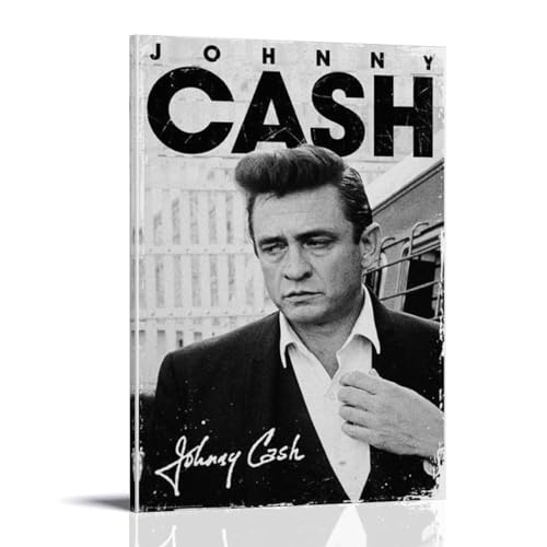 OKFPLM Johnny CashPoster auf Leinwand im Retro-Stil, asiatischer Vintage-Stil, Dekoration für Schlafzimmer und Wohnzimmer, 20 x 30 cm, Rahmenstil-20 OKFPLM Johnny CashPoster auf Leinwand im Retro-Stil, asiatischer Vintage-Stil, Dekoration für Schlafzimmer und Wohnzimmer, 20 x 30 cm, Rahmenstil-20 von OKFPLM