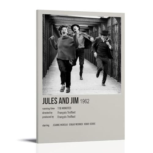 OKFPLM Jules and JimPoster auf Leinwand im Retro-Stil, asiatischer Vintage-Stil, Dekoration für Schlafzimmer und Wohnzimmer, 20 x 30 cm, Rahmenstil-17 OKFPLM Jules and JimPoster auf Leinwand im Retro-Stil, asiatischer Vintage-Stil, Dekoration für Schlafzimmer und Wohnzimmer, 20 x 30 cm, Rahmenstil-17 von OKFPLM