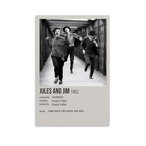 OKFPLM Jules and JimPoster auf Leinwand im Retro-Stil, asiatischer Vintage-Stil, Dekoration für Schlafzimmer und Wohnzimmer, 30 x 45 cm, ungerahmt, 17 OKFPLM Jules and JimPoster auf Leinwand im Retro-Stil, asiatischer Vintage-Stil, Dekoration für Schlafzimmer und Wohnzimmer, 30 x 45 cm, ungerahmt, 17 von OKFPLM