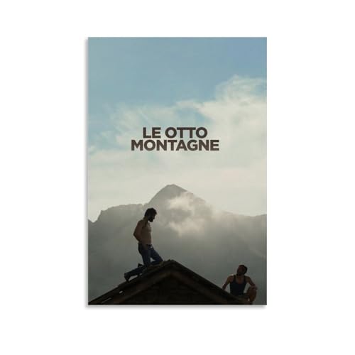 OKFPLM Poster auf Leinwand, Motiv "The Eight Mountains", Retro-Stil, asiatischer Vintage-Stil, Dekoration für Schlafzimmer und Wohnzimmer, 30 x 45 cm, ungerahmt, 25 von OKFPLM