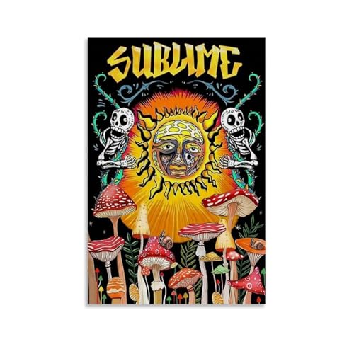 OKFPLM Sublime Leinwand-Poster im Retro-Stil, asiatischer Vintage-Stil, Dekoration für Schlafzimmer und Wohnzimmer, 30 x 45 cm, ungerahmt von OKFPLM
