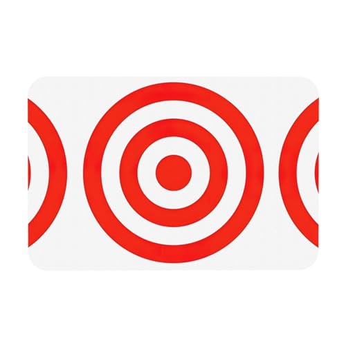 OKFSTY Design Target Printing Badematte, rutschfeste Kieselgur Badematten für Badezimmer, Duschvorleger, leicht zu reinigen, 60 x 40 cm von OKFSTY