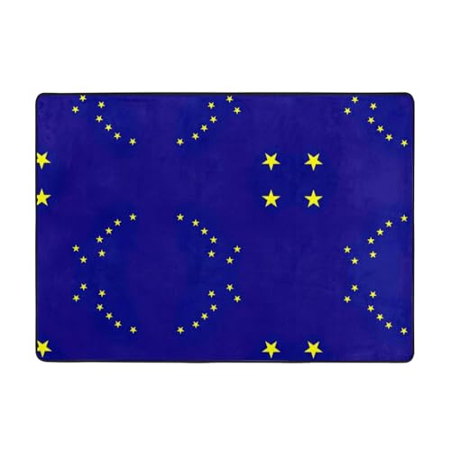 OKFSTY Flanell-Teppich mit Alaska-Staatsflagge, 203 x 147 cm, winterfertig, rutschfester Teppich für Schlafzimmer, Balkon, saugfähig, langlebig OKFSTY Flanell-Teppich mit Alaska-Staatsflagge, 203 x 147 cm, winterfertig, rutschfester Teppich für Schlafzimmer, Balkon, saugfähig, langlebig von OKFSTY