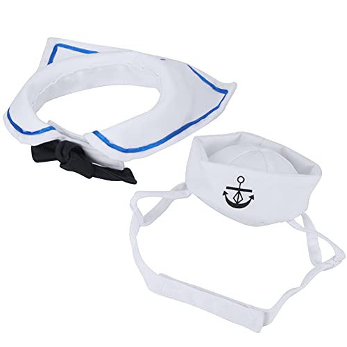 OKJHFD Enjoying Pet Halloween Costumes for Cats Small Dogs, Pet Sailor Suit Cotton Cat Adjustable Hat and Cloak Set for Christmas Decoration OKJHFD Enjoying Pet Halloween Costumes for Cats Small Dogs, Pet Sailor Suit Cotton Cat Adjustable Hat and Cloak Set for Christmas Decoration von OKJHFD