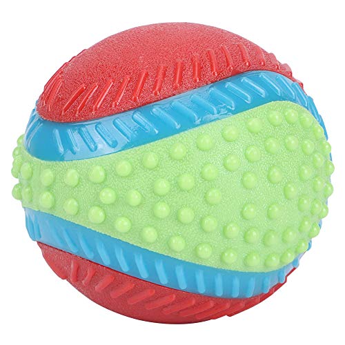 OKJHFD Pet Dogs Rubber Elastic Ball Chew Teeth Grinding Safe Training Interactive Toy Indestructible Dog Ball Toys, High Bounce Rubber, Teeth Training. von OKJHFD