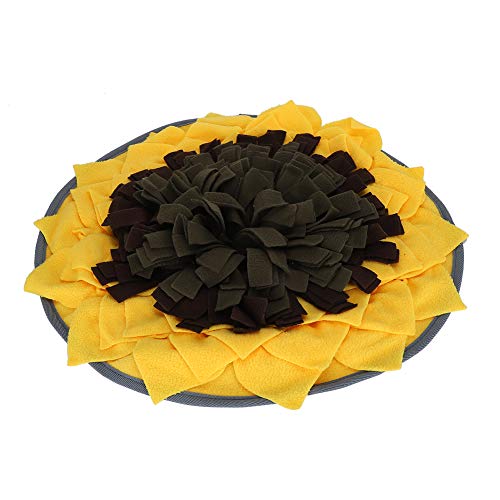 OKJHFD Plush Fabric Pet Dog Cat Foraging Finding Food Sniffing Training Teaching Pad Mat Supply Snuffle Mat for Dogs, Dog Snuffle Mat. von OKJHFD
