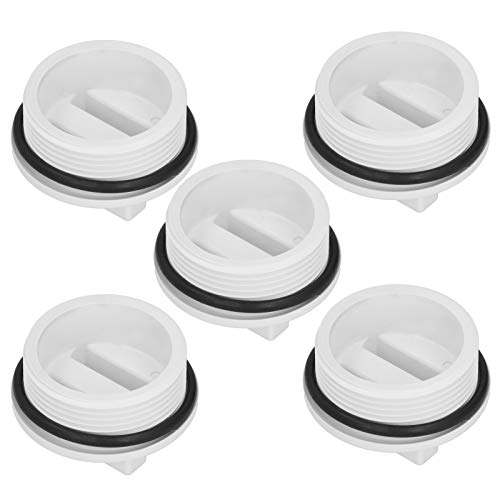 OKJHFD Rückleitung Winterisierende Stecker, 5PCS 1.5in Gewindepool Spa Rückleitung Winterisierende Stecker Filter Abfluss Stecker mit O Ring für Überwinterung Pools während der Wintersaison von OKJHFD