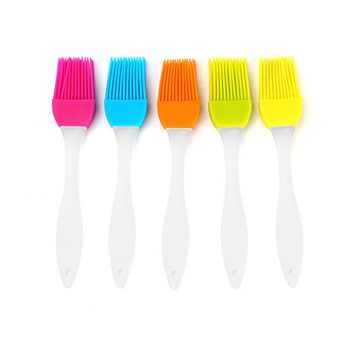 Silicone Baking BBQ Brush Set, Bakeware Cake Pastry Bread Oil Cream Cooking Basting Brush for Cooking Kitchen Baking Barbecue BBQ Grilling Meat von OKJHFD