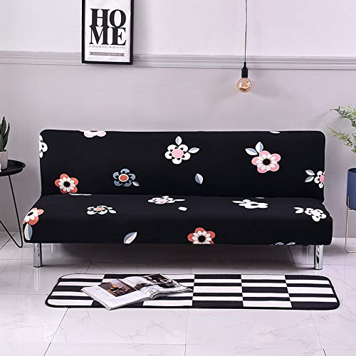 Elastische Schlafsofa-Bettdecke Ohne Armlehne, Klappbare Couch Ohne Armlehnen Sofabezug Universeller Elastischer Elasthan, Für Party Bankett Nach Hause (K211,L 185-215cm) von OKJK