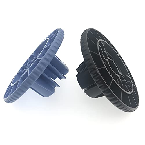 10 x C7769-40169 C7769-40153 Spindelnabe blau + schwarz kompatibel mit HP Designjet 500 500ps 510 800 800ps 820 1050c 1055 70 90 100 111 120 130 von OKLILI