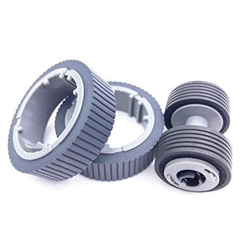 Oklii PA03670-0001 PA03670-0002 Consumable Kit Pick Roller + Bremse Roller Pickup Roller kompatibel mit Fujitsu fi-7160 fi-7260 fi-7140 fi-7240 fi-7180 fi-7280 fi-730 00NX von OKLILI