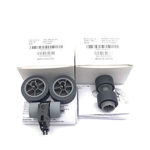 OKLILI Bremsrolle + Pickrolle, PA03740-K010 PA03740-K011, Kompatibel mit Fujitsu fi-7600 fi-7700 fi-7700S, Drucker-Zubehör OKLILI Bremsrolle + Pickrolle, PA03740-K010 PA03740-K011, Kompatibel mit Fujitsu fi-7600 fi-7700 fi-7700S, Drucker-Zubehör von OKLILI