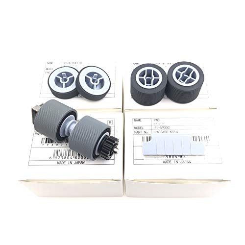 OKLILI 10 Sätze X PA03450-K011 PA03450-K012 PA03450-K013 PA03450-K014 Scanner Trennbelag Pick Roller Trennrollen Set Bremsrolle kompatibel mit Fujitsu fi-5950 fi-5900C fi-5900 OKLILI 10 Sätze X PA03450-K011 PA03450-K012 PA03450-K013 PA03450-K014 Scanner Trennbelag Pick Roller Trennrollen Set Bremsrolle kompatibel mit Fujitsu fi-5950 fi-5900C fi-5900 von OKLILI